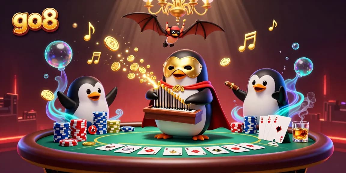 Unleash winning strategies at go8's vibrant 3D casino showcasing gaming excitement.