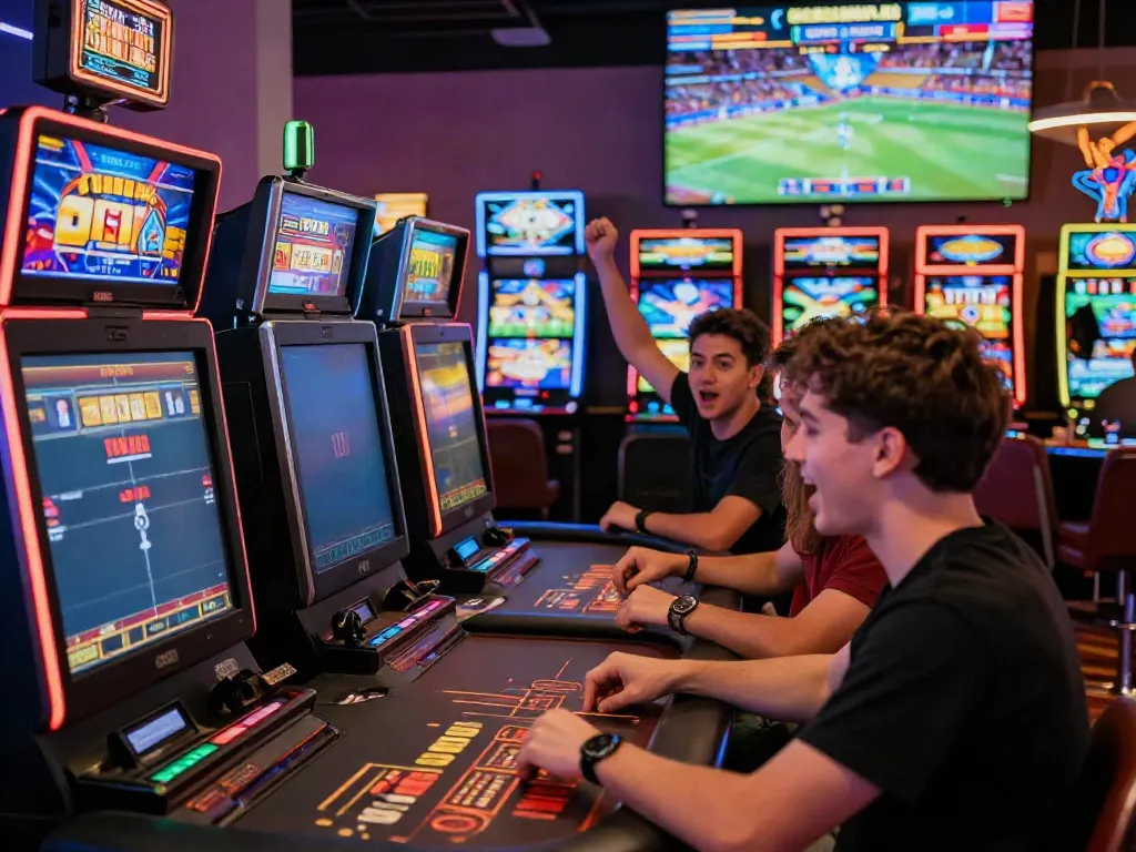 Experience the thrill of gaming at https://gem88.jpn.com/ with vibrant casino activities and excited players.