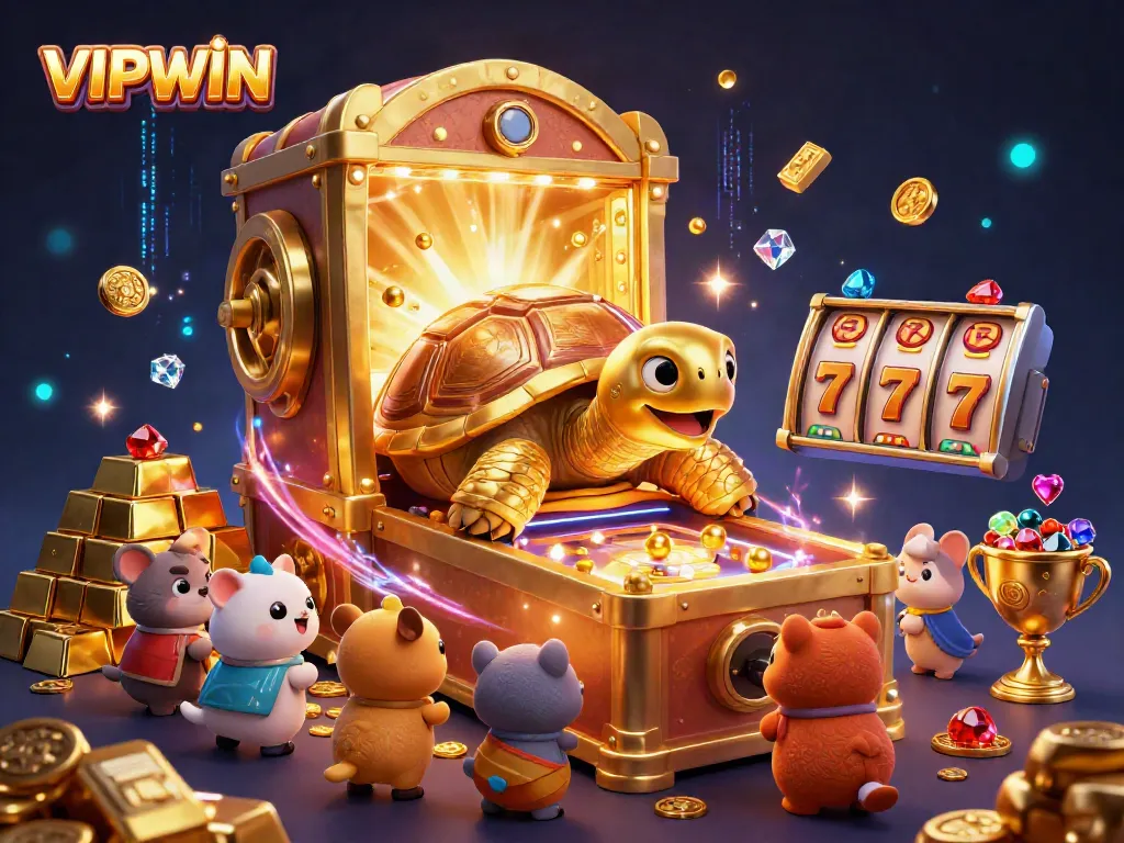 Experience the excitement of VIPWIN with golden rewards and vibrant casino gameplay.