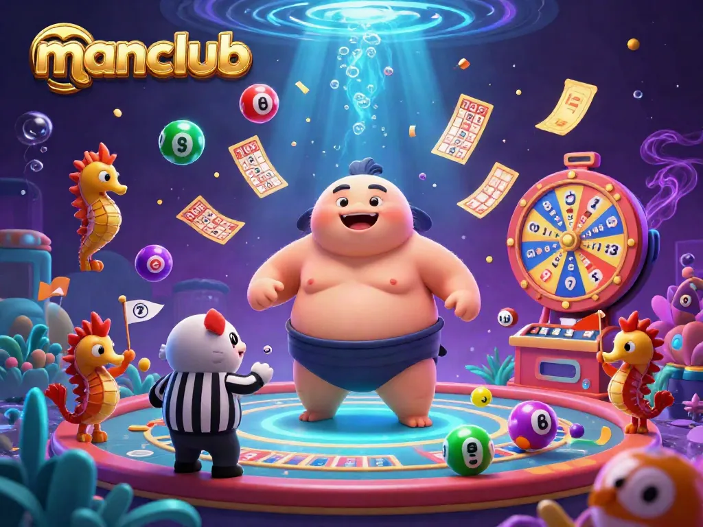 Experience thrilling moments at manclub as the fugu battles for prizes in a vibrant underwater casino.