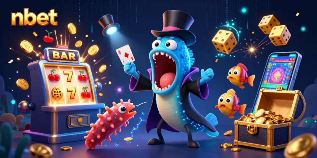 Experience thrilling wins with nbet's captivating jackpot scene featuring animated sea creatures!